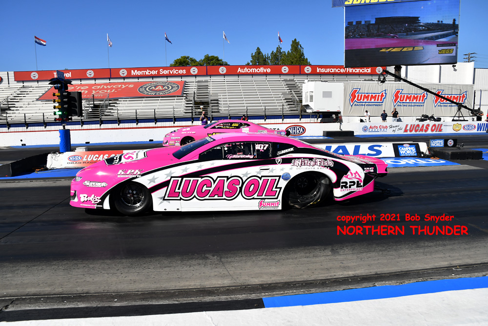 Kyle Koretsky (near lane) vs Troy Coughlin Jr. 
(far lane)